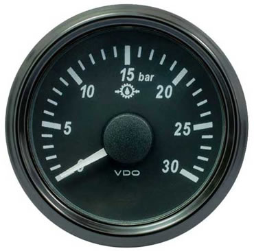 VDO SingleViu Brake Pressure Gauge 30bar